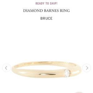 Bruce Barnes Diamond Ring 14k yellow gold, Catbird